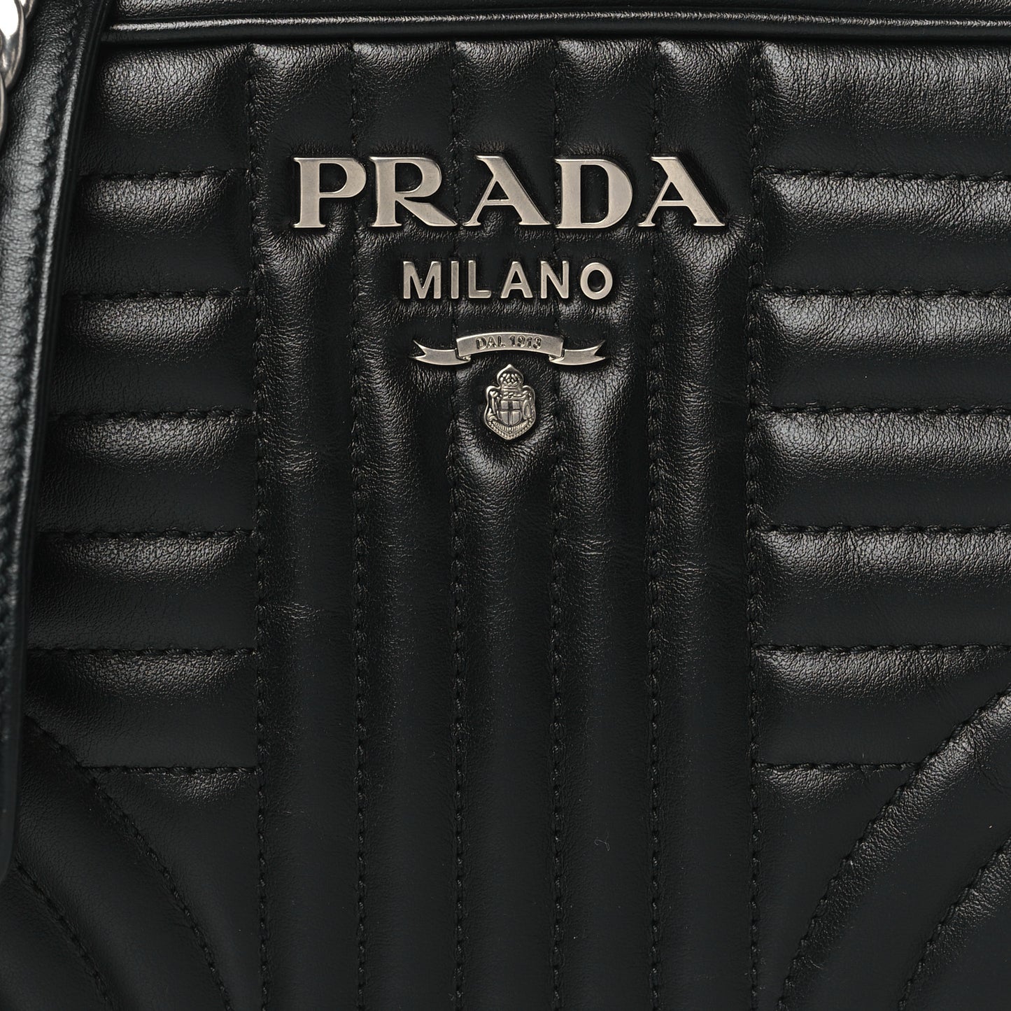 Soft Calfskin Diagramme Camera Bag Black