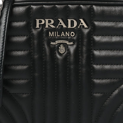 Prada Soft Calfskin Diagramme Camera Bag Black 8 of 10