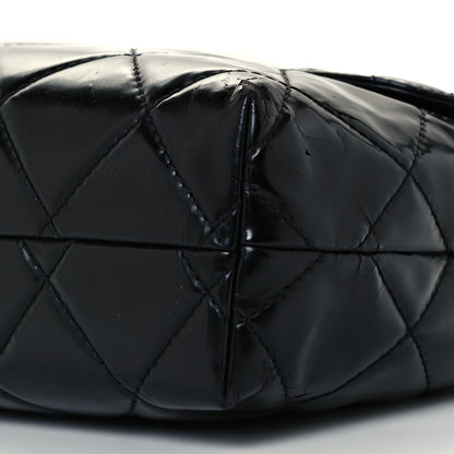 Chanel Patent Quilted Jumbo Flap Black 11 of 12