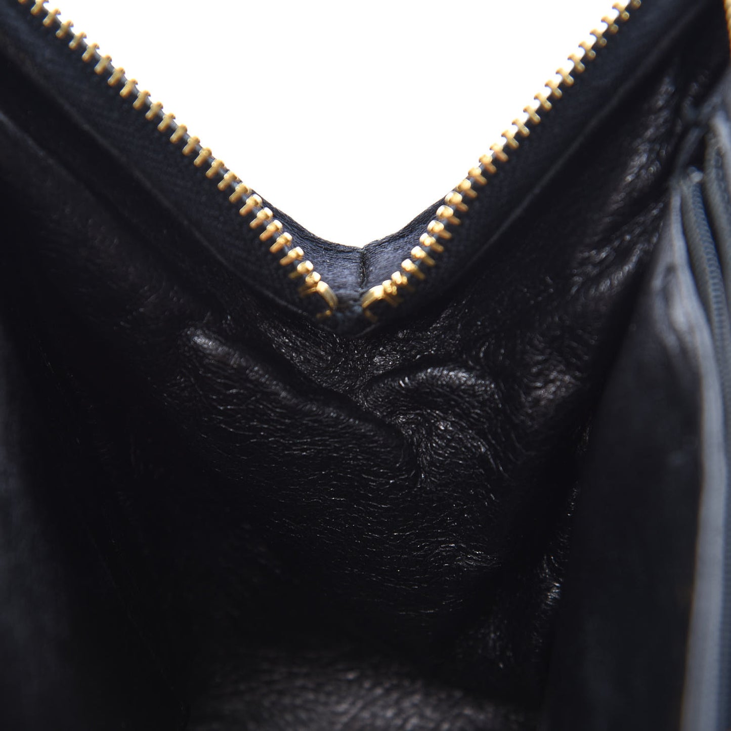 Satin Quilted Shoulder Bag Black