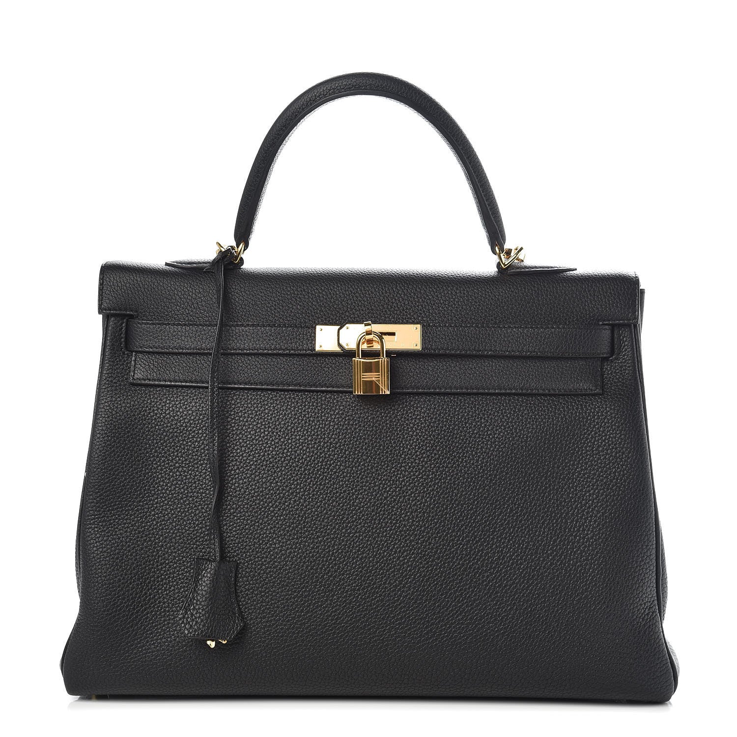 Hermes Togo Kelly Retourne 35 Black 1 of 36