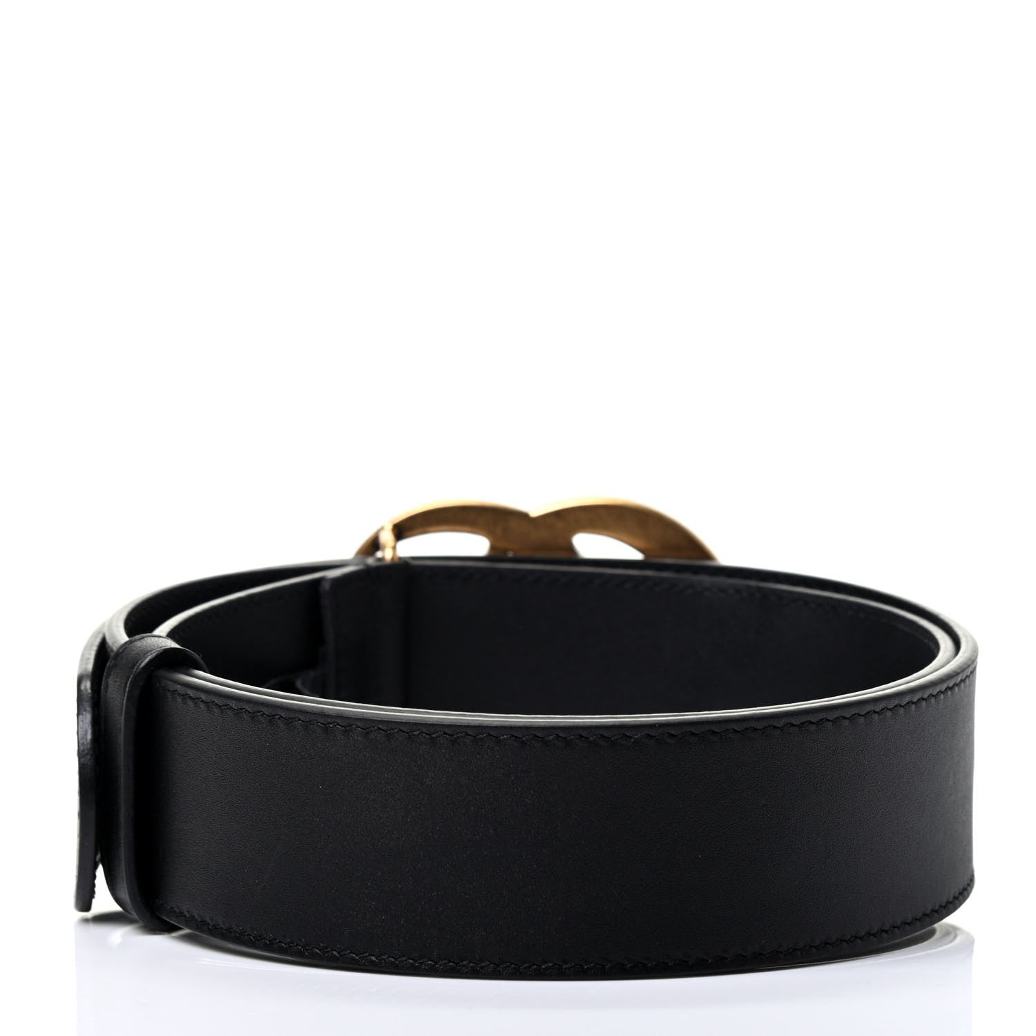 Gucci Calfskin Double G 40mm Belt 80 32 Black 2 of 3