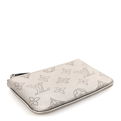 Louis Vuitton Mahina Zipped Card Holder Metallic Grey 4 of 7