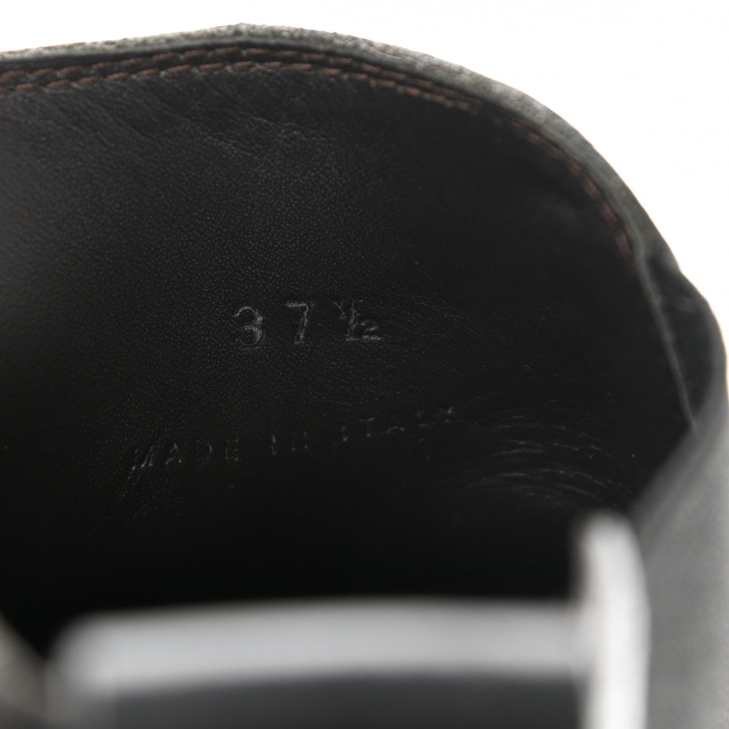 Bottega Veneta Calfskin The Tire Cropped Chelsea Short Boots 37.5 Black Transparent 8 of 10