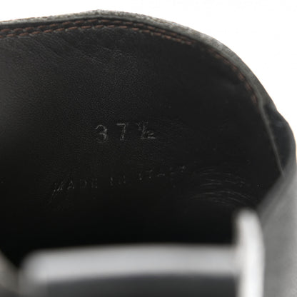 Bottega Veneta Calfskin The Tire Cropped Chelsea Short Boots 37.5 Black Transparent 8 of 10