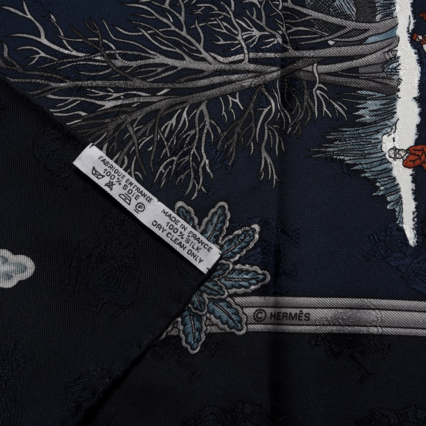Silk Joies d'Hiver Scarf 90