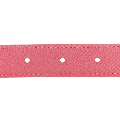 Hermes Epsom Swift 24mm Belt Strap 90 36 Rose Azalee Orange Poppy 3 of 6