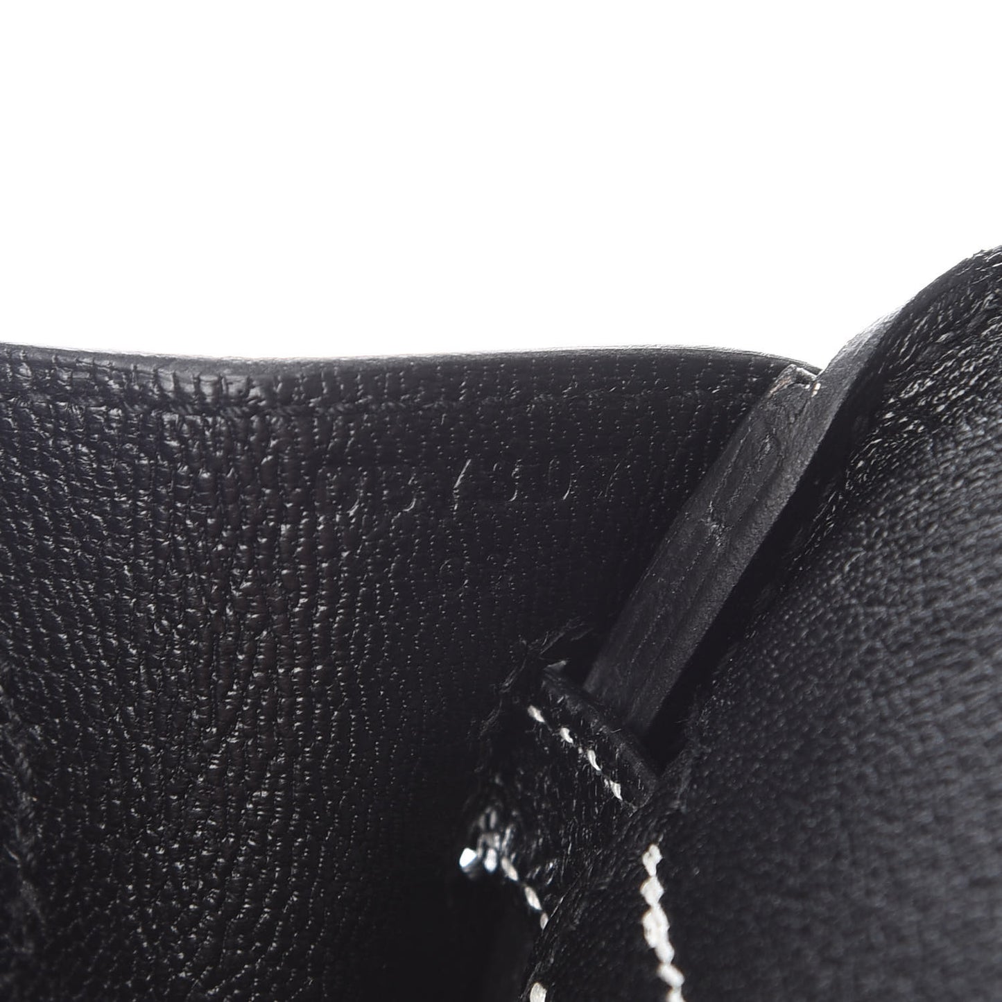 Chevre Mysore Horseshoe Birkin 25 Gris Perle Black