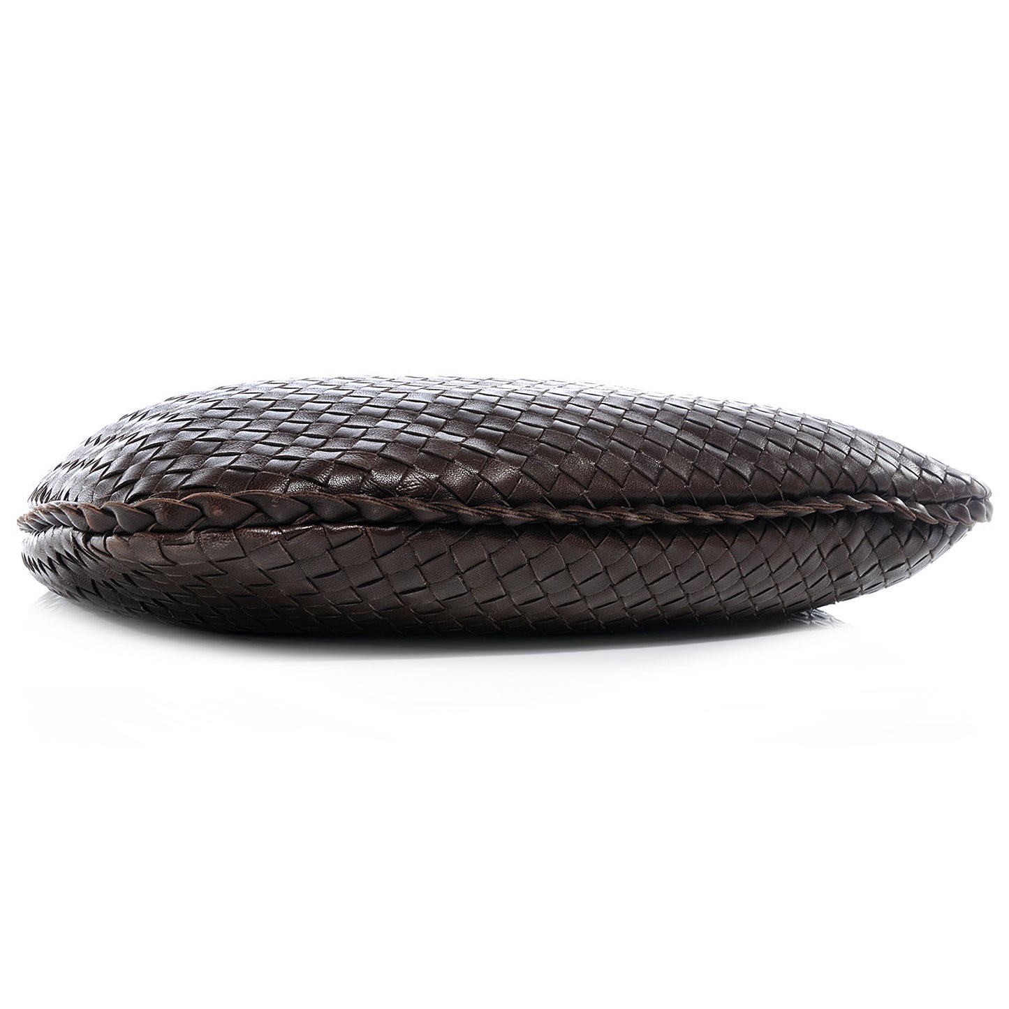 Nappa Intrecciato Medium Veneta Hobo Ebano