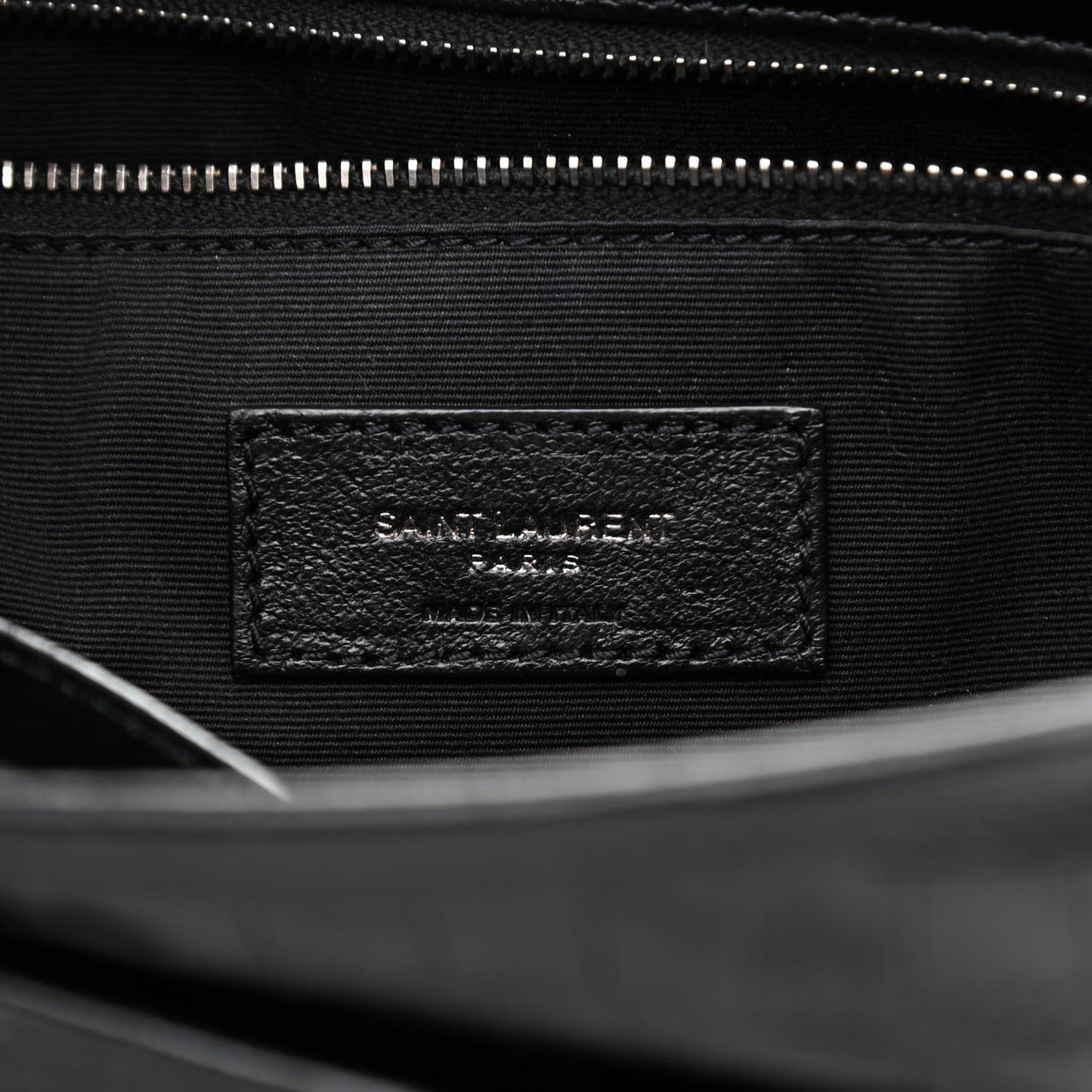 Calfskin Matelasse Monogram Studded Medium Niki Chain Satchel Black