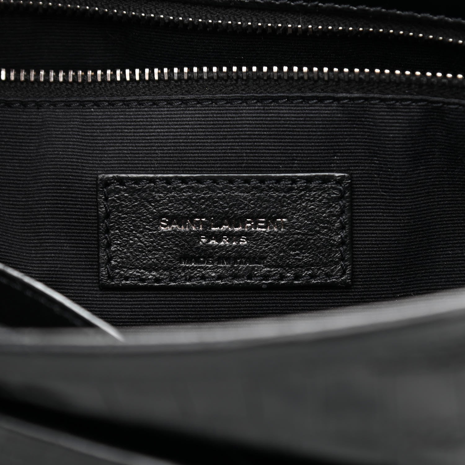 Saint Laurent Calfskin Matelasse Monogram Studded Medium Niki Chain Satchel Black 6 of 10