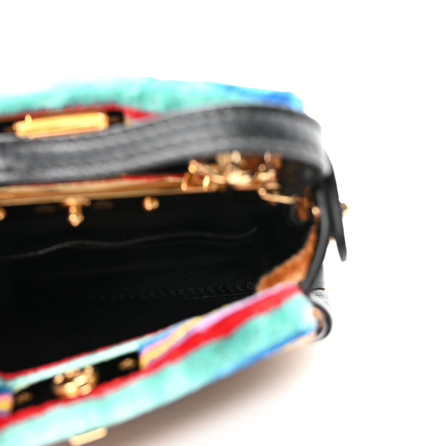 Velvet Tappetino Micro Peekaboo Iconic Satchel Multicolor
