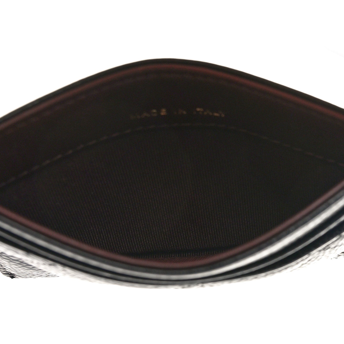 Caviar Quilted Card Holder Black