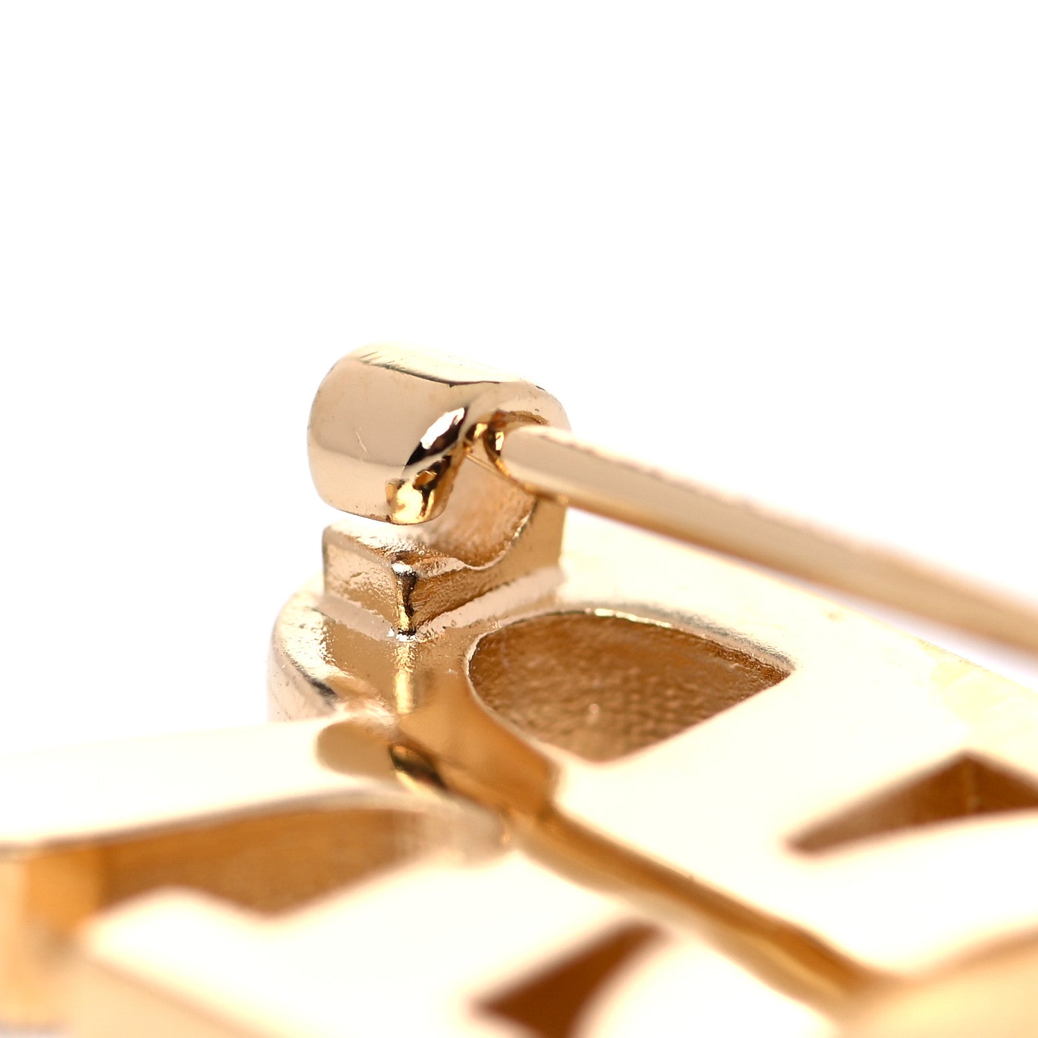 Christian Dior Crystal Dior Logo Brooch Gold 4 of 5