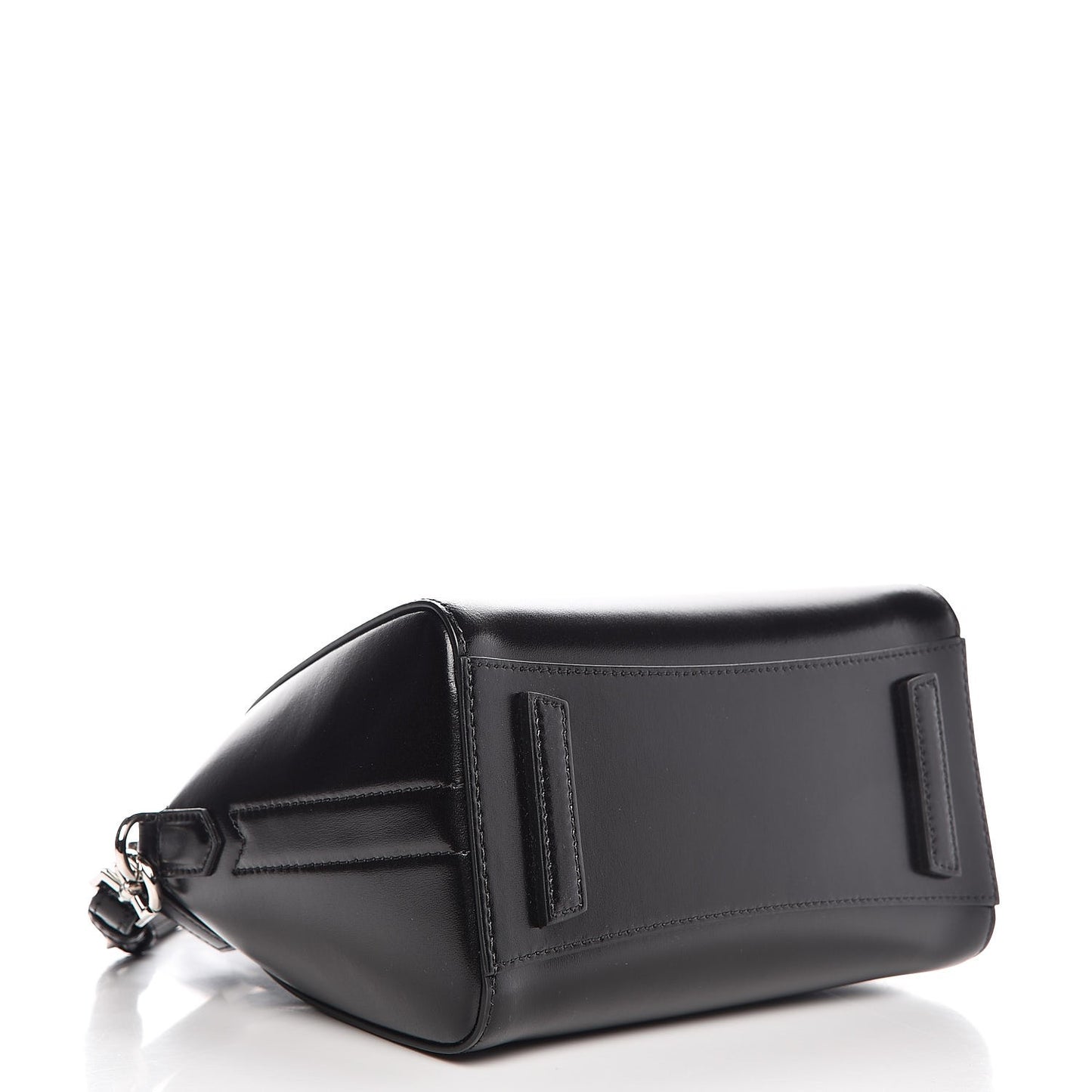 Shiny Lord Calfskin Mini Antigona Black