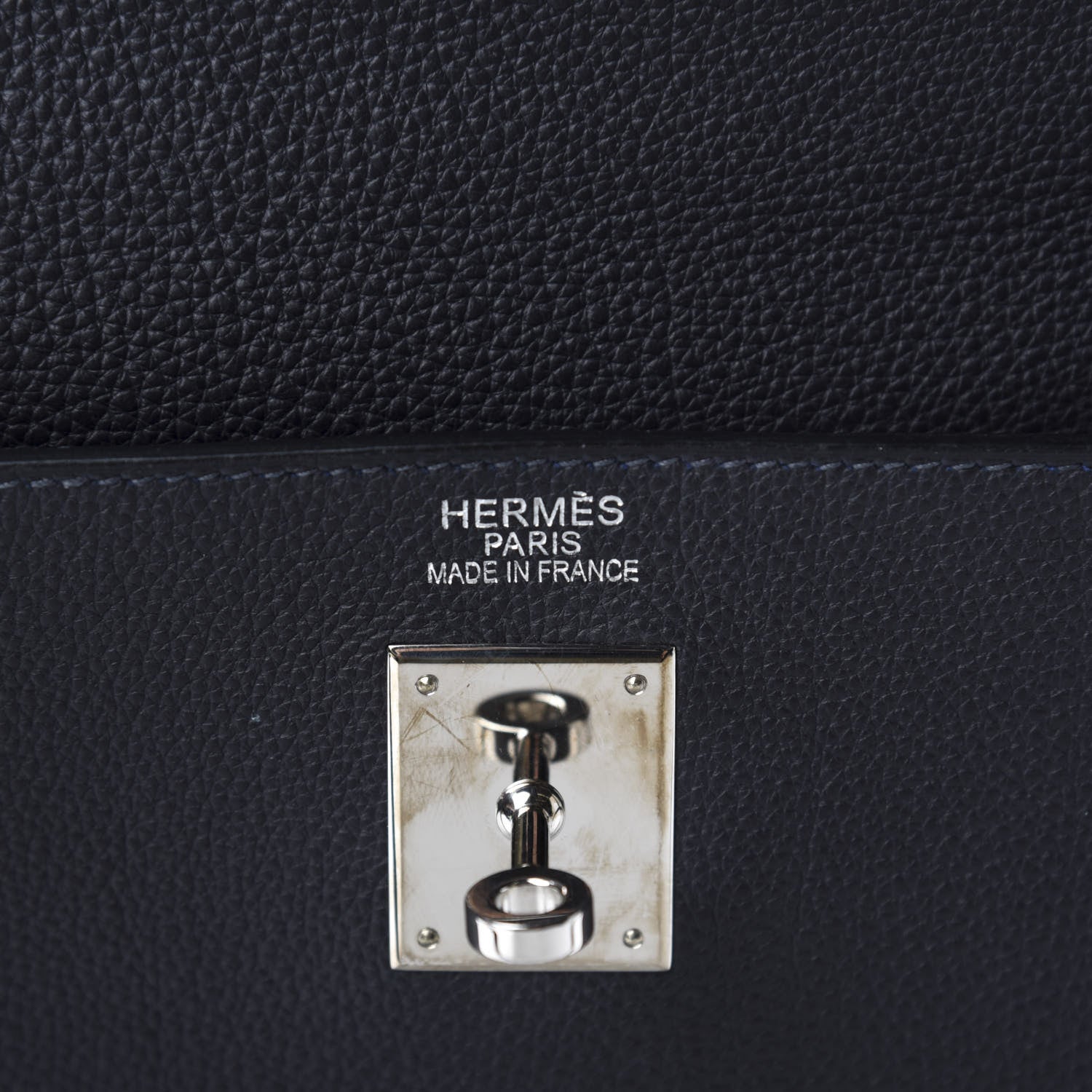 Hermes Togo Kelly Retourne 35 Bleu Nuit 9 of 11