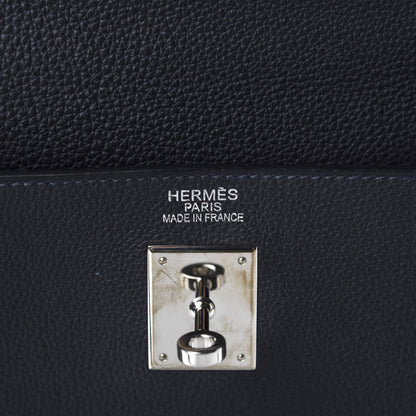 Hermes Togo Kelly Retourne 35 Bleu Nuit 9 of 11