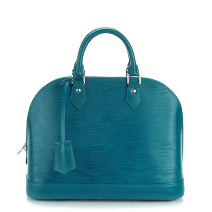 Louis Vuitton Epi Alma PM Cyan 1 of 7