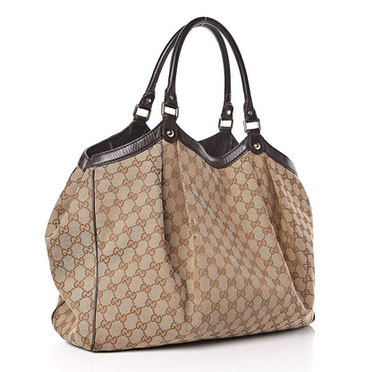 Gucci Monogram Large Sukey Tote Dark Brown 3 of 21