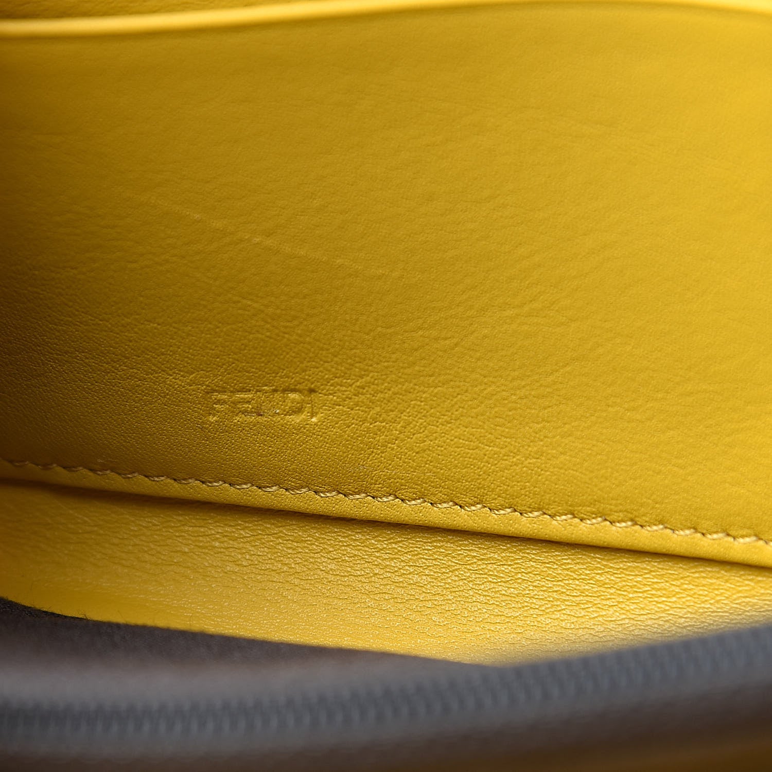 Fendi Zucca Zip Around Wallet Tobacco Yellow 6 of 14