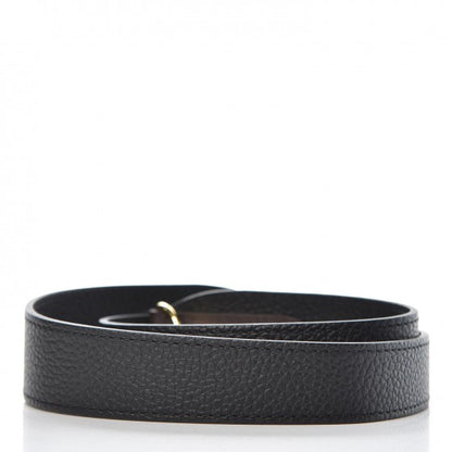 Louis Vuitton Calfskin Jersey Shoulder Strap Black 2 of 3