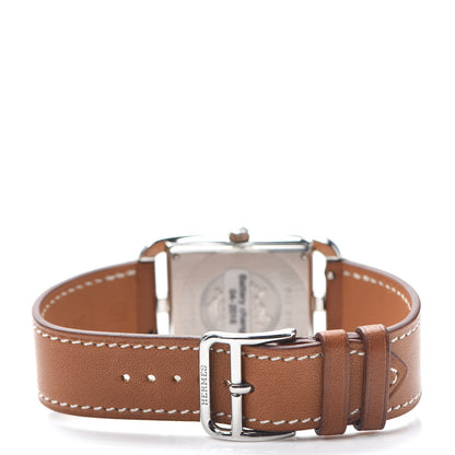 Hermes Stainless Steel Barenia 29mm Cape Cod Quartz Watch Fauve 3 of 7