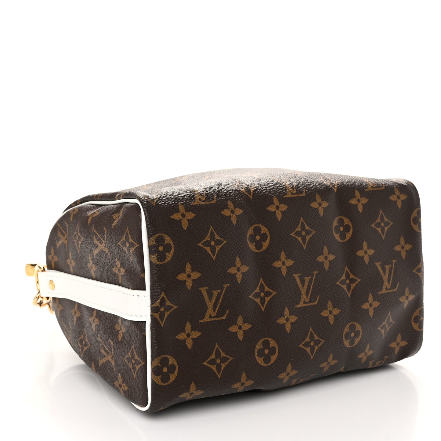 Monogram LV Match Speedy Bandouliere 25 White