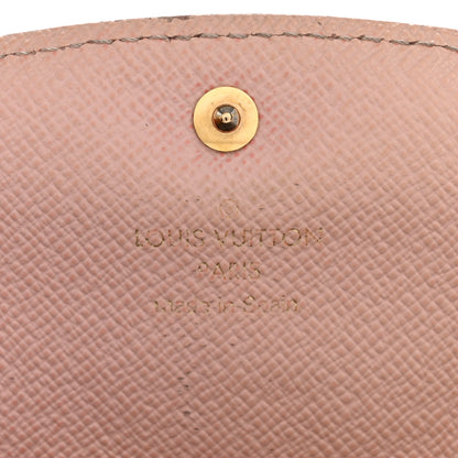 Louis Vuitton Damier Ebene Caissa Wallet Rose Ballerine 6 of 17
