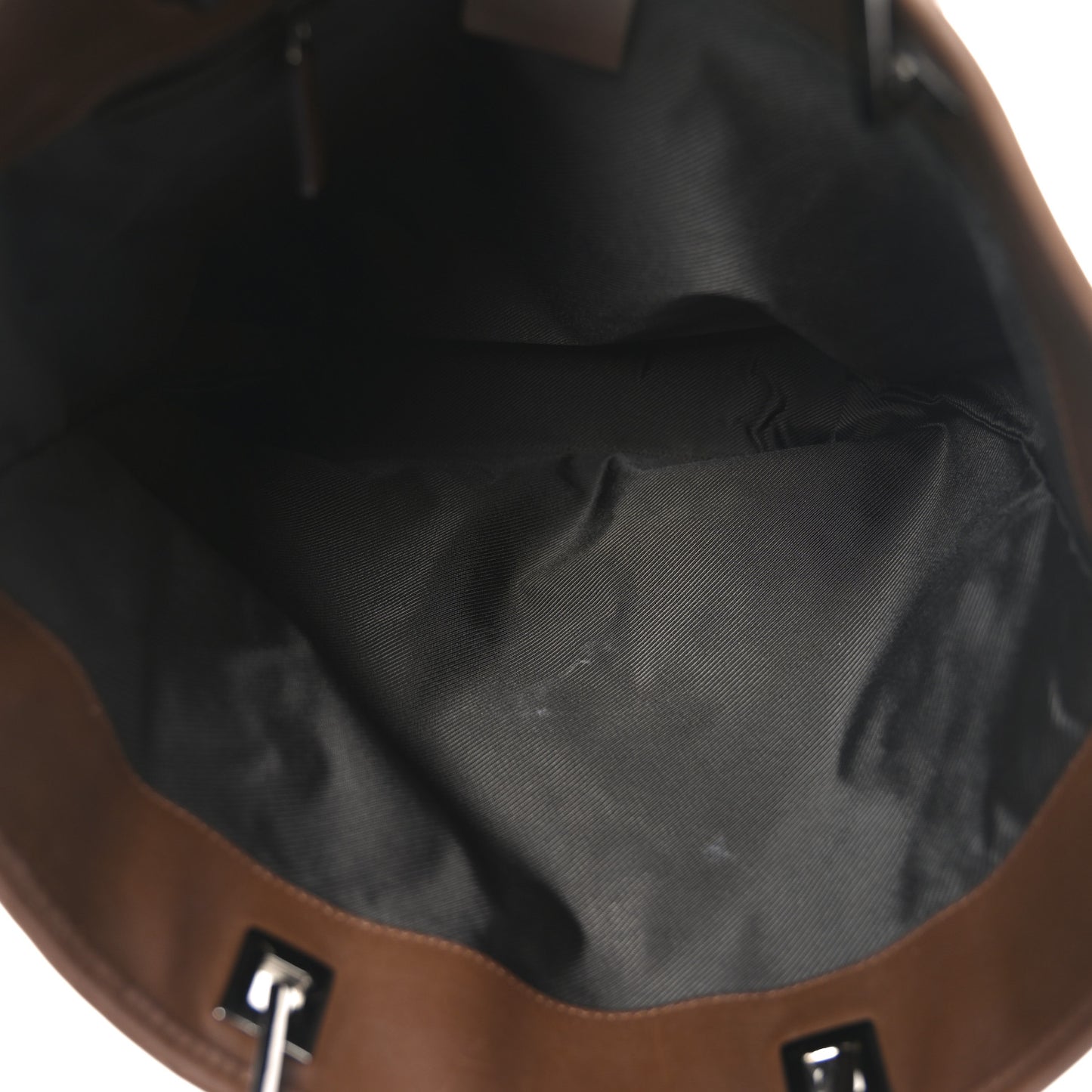 Monogram Large Bucket Tote Dark Brown