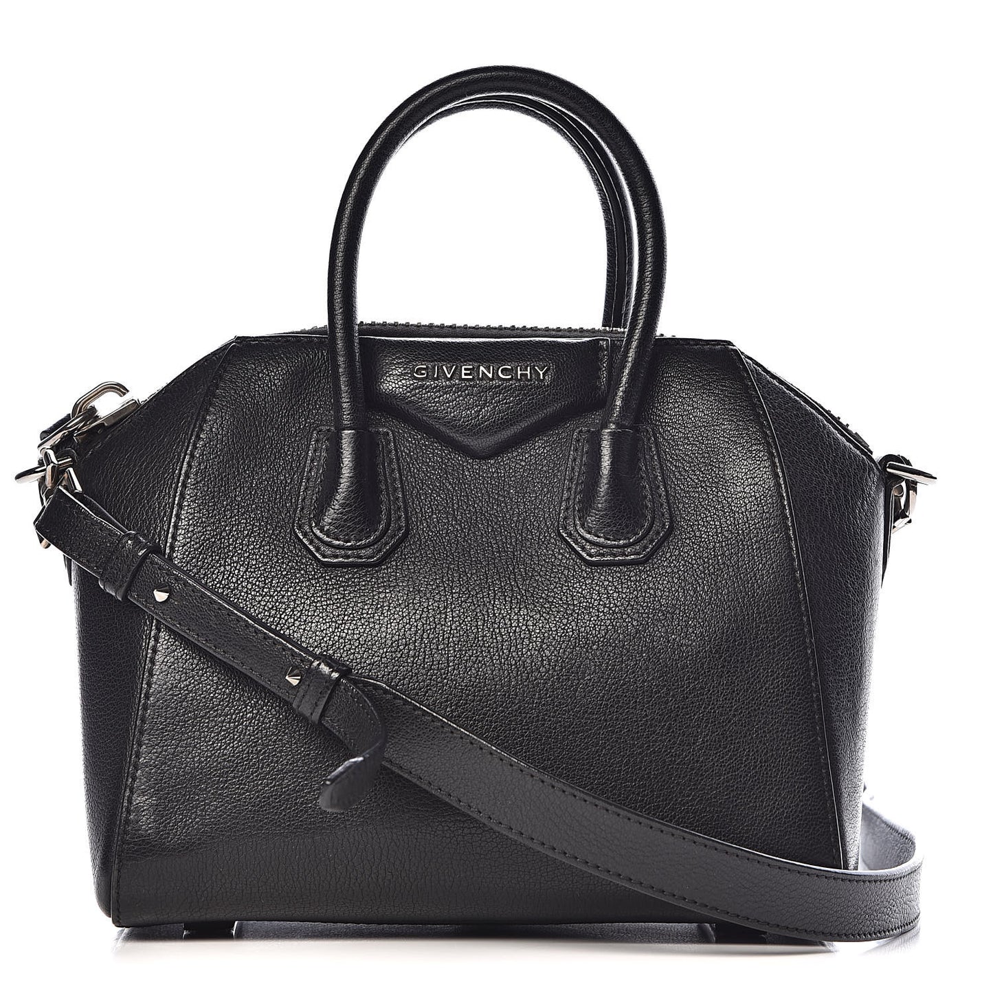 Sugar Goatskin Mini Antigona Black