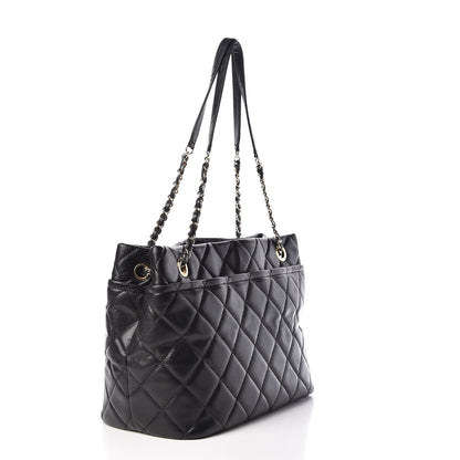 Chanel Caviar Quilted Shopping Tote Black 3 of 14