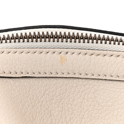 Gucci Grained Calfskin Logo Half Moon Hobo White 13 of 13