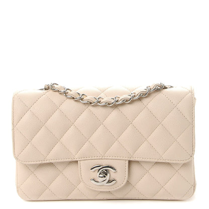 Chanel Caviar Quilted Mini Rectangular Flap Beige Clair 1 of 6