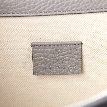 Gucci Dollar Calfskin Crystal Medium Dionysus Shoulder Bag Dusty Grey Black Diamond 6 of 10