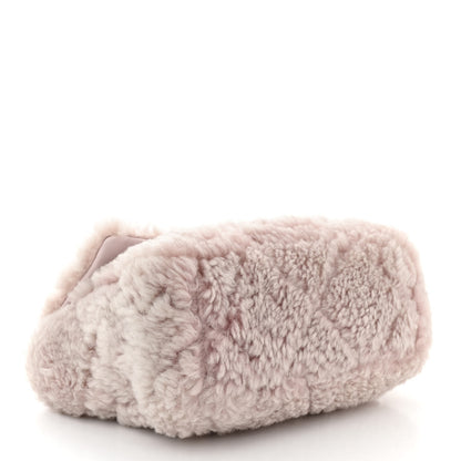 Chanel Shearling Sheepskin Medium Chanel 19 Flap Light Pink 4 of 10