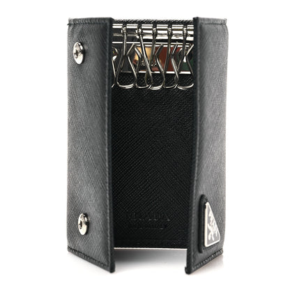 Prada Saffiano 6 Key Holder Nero Black 5 of 6