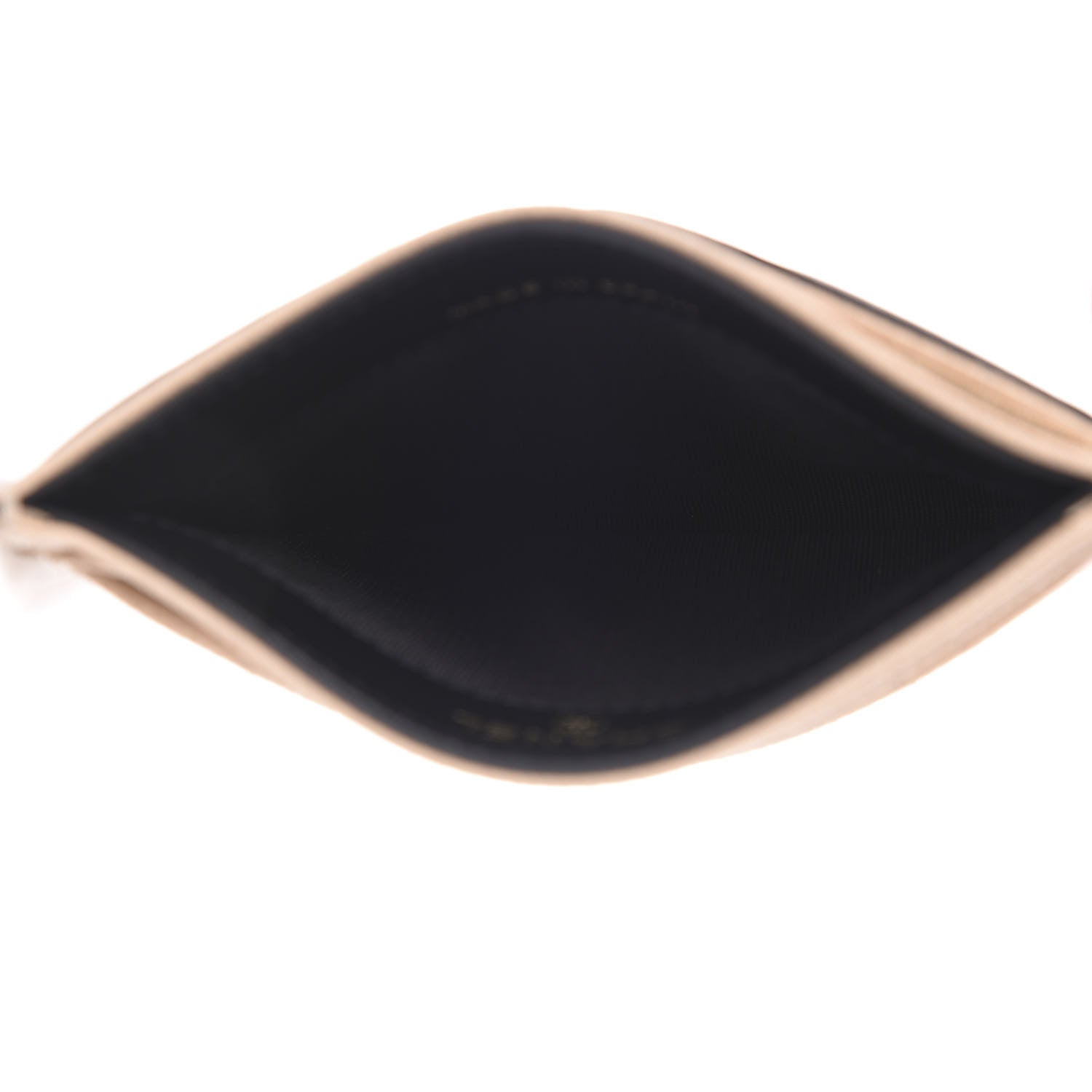 Chanel Caviar Quilted Filigree Card Holder Beige Black 5 of 11