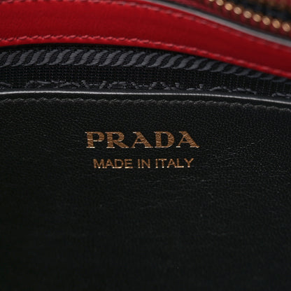 Prada Saffiano City Calfskin Medium Esplanade Rosso 6 of 13