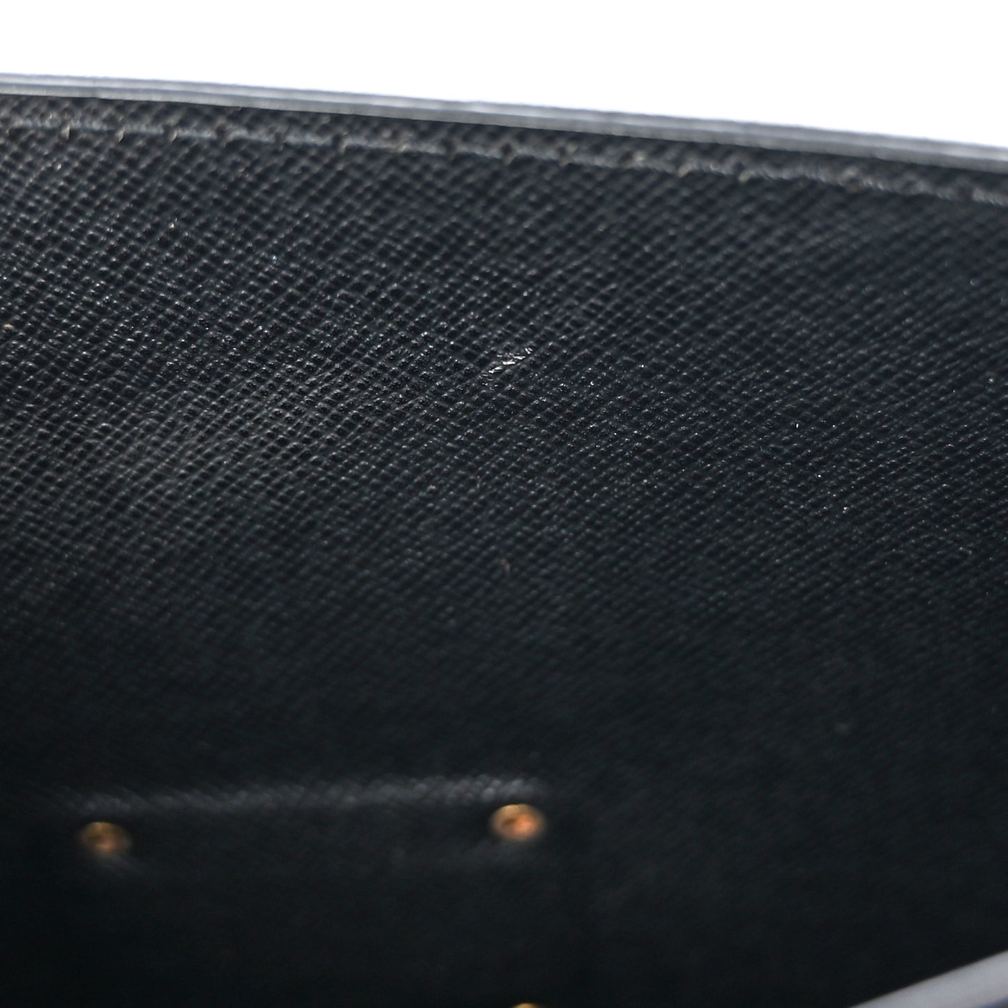 Epi Pochette Sellier Dragonne Clutch Black