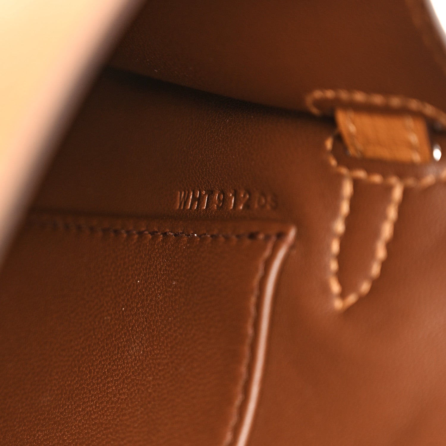 Hermes Chevre Mysore Verso Mini Kelly Sellier 20 Caramel Cacao 8 of 12