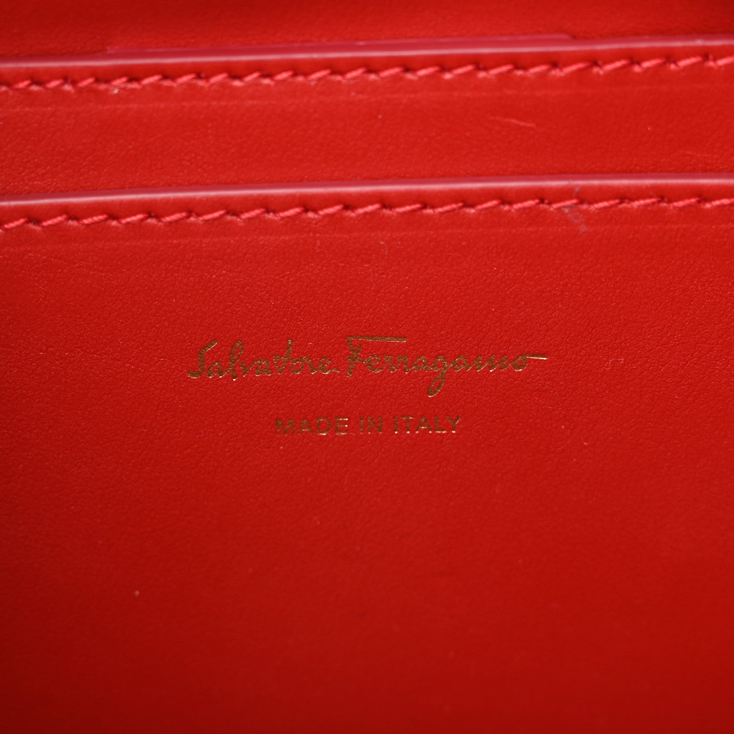 Salvatore Ferragamo Calfskin Quilted Gancini Camera Bag Red 6 of 11