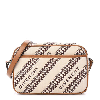 Givenchy Canvas Jacquard Bond Camera Bag Beige 1 of 9