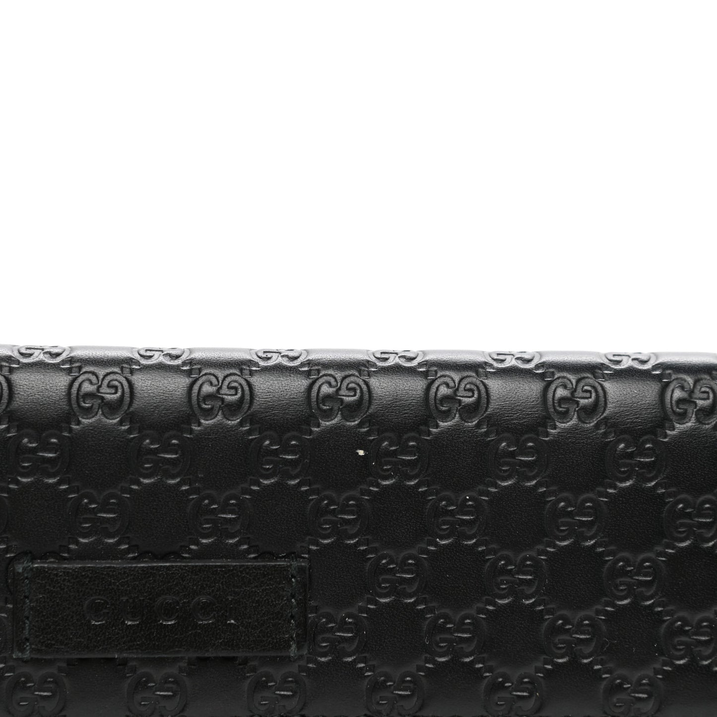 Soft Microguccissima Continental Zip Wallet Black