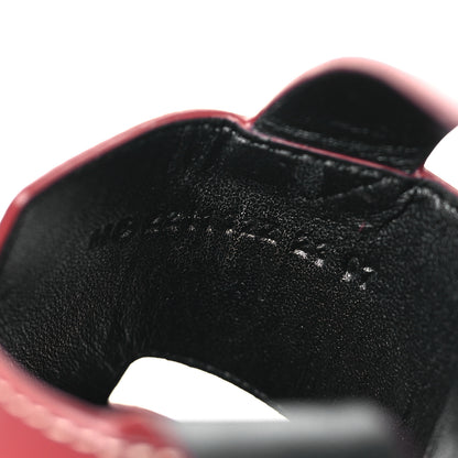 Hermes Calfskin Eris 90 Sandals 39 Rouge H 8 of 9