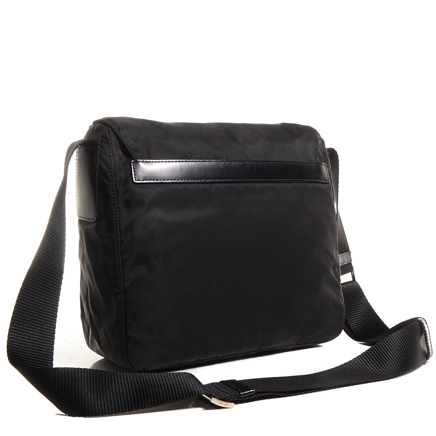 Nylon Vela Messenger Black