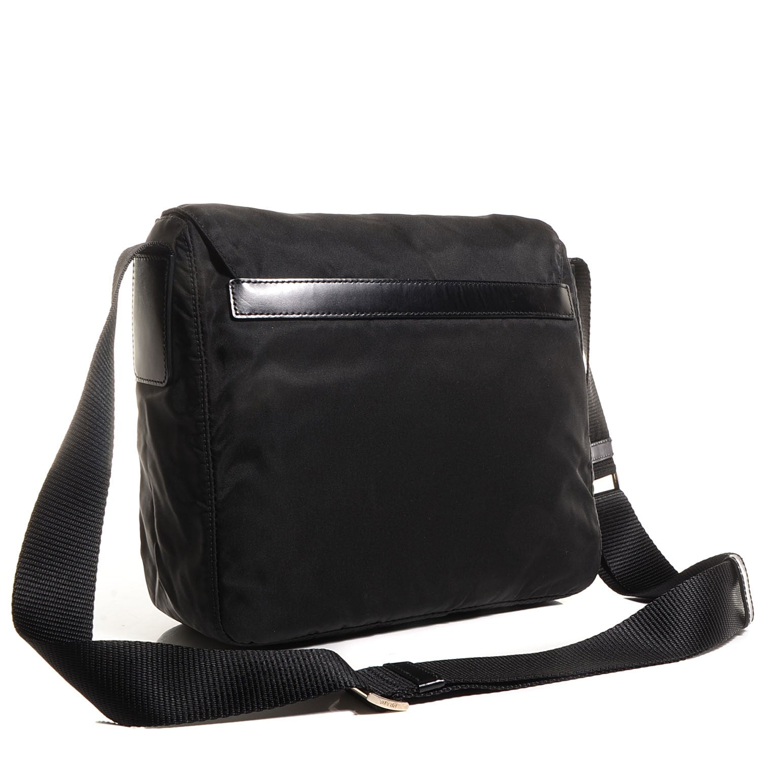 Prada Nylon Vela Messenger Black 3 of 9