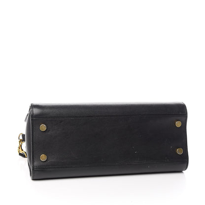 Saint Laurent Smooth Calfskin Small Monogram Cabas Black 4 of 13