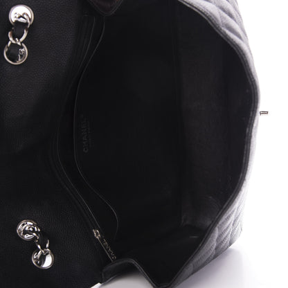 Chanel Caviar Quilted Jumbo Single Flap Black 5 of 10