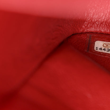 Chanel Patent Quilted Jumbo Double Flap Dark Red 7 of 14