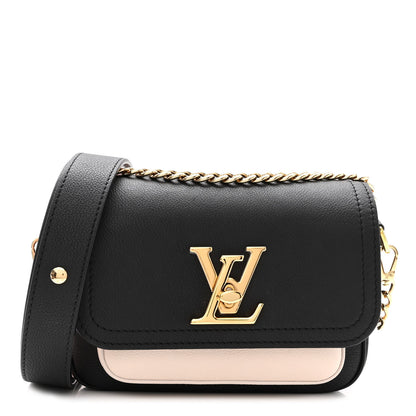 Louis Vuitton Grained Calfskin Lockme Tender Black 1 of 10